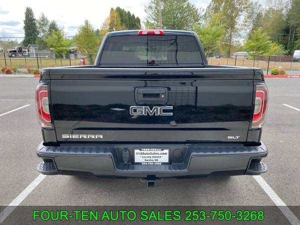 2017 GMC SIERRA SLT 4X4 4WD TRUCK * BLACK OUT * LOW MILES * 1-OWNER... for sale in Bonney Lake, WA – photo 4
