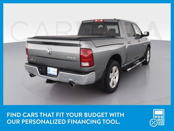 2009 Dodge 1500 Crew Cab SLT Pickup 4D 5 1/2 ft pickup Gray for sale in Washington, District Of Columbia – photo 8