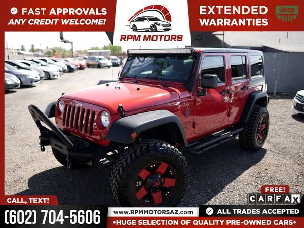 2013 Jeep Wrangler Unlimited Sport FOR ONLY 521/mo! for sale in Phoenix, AZ – photo 3