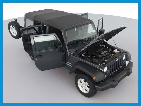 2017 Jeep Wrangler Unlimited Sport S Sport Utility 4D suv Gray for sale in Madison, WI – photo 12