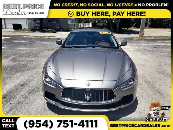 2016 Maserati Ghibli BaseSedan for only 367/mo! for sale in HALLANDALE BEACH, FL – photo 14