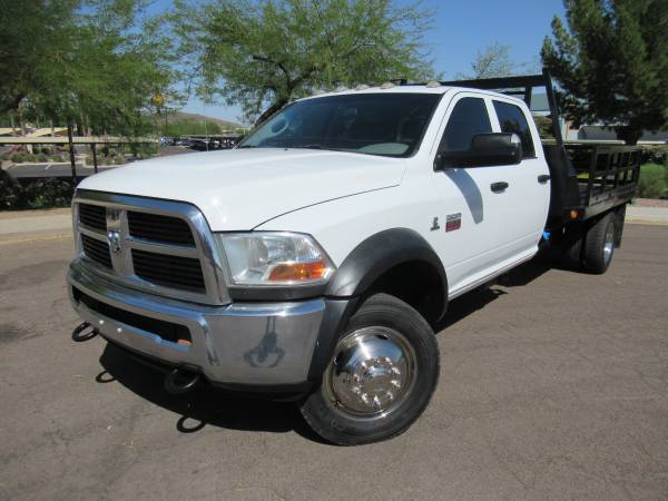 2011 DODGE RAM 5500 CREW CAB 4X4 6 7 CUMMINS FLATBED! - cars & for sale in Phoenix, AZ – photo 24