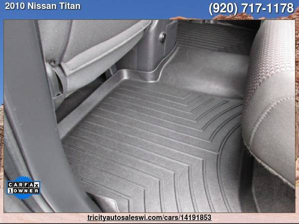 2010 NISSAN TITAN SE 4X4 4DR CREW CAB SWB PICKUP Family owned since for sale in MENASHA, WI – photo 20