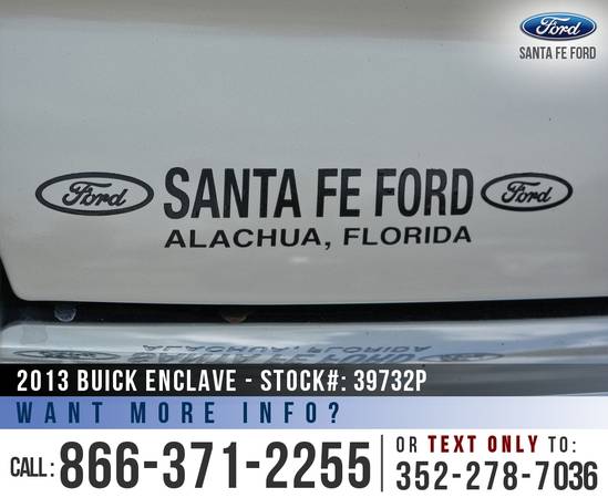 2013 BUICK ENCLAVE SUV *** Remote Start, Homelink, Leather Seats *** for sale in Alachua, FL – photo 10