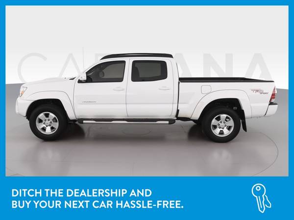 2013 Toyota Tacoma Double Cab PreRunner Pickup 4D 6 ft pickup White for sale in Jackson, TN – photo 4