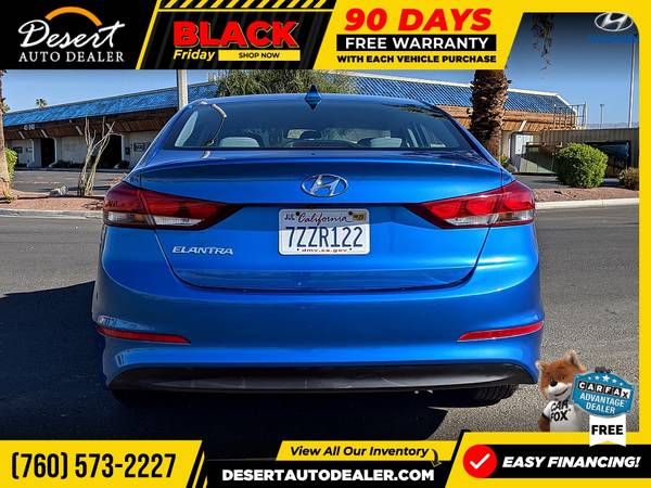 2017 Hyundai Elantra 44,000 MILES 1 OWNER Navigation System SE Sedan... for sale in Palm Desert , CA – photo 9