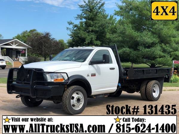 FLATBED & STAKE SIDE TRUCKS / CAB AND CHASSIS PICKUP 4X4 Gas Diesel... for sale in Waterloo, IA – photo 10
