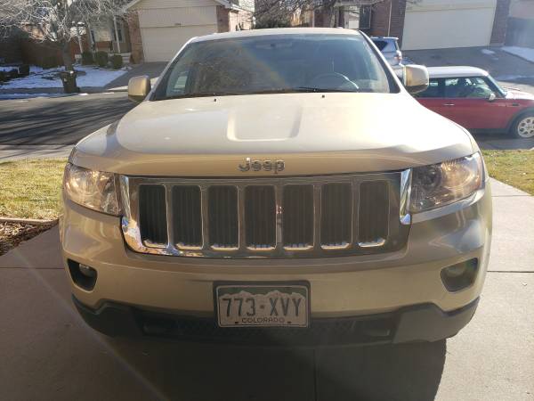 2012 Jeep Grand Cherokee Laredo SUV Gold - cars & trucks - by owner... for sale in Broomfield, CO – photo 2