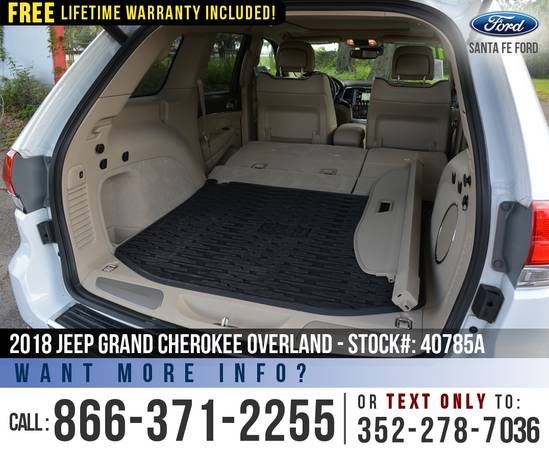 2018 JEEP GRAND CHEROKEE OVERLAND 4X4 *** 4WD, Sunroof *** - cars &... for sale in Alachua, FL – photo 18