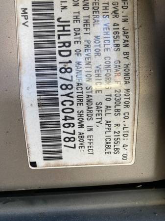 2000 Honda CRV for sale in Bel Air, MD – photo 16