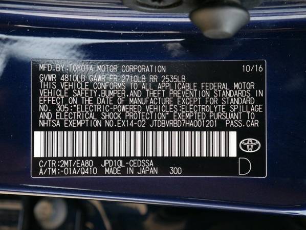 2017 Toyota Mirai SKU:HA001201 Sedan for sale in Hayward, CA – photo 16
