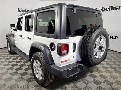 2019 Jeep Wrangler Unlimited Sport suv Bright White Clearcoat - cars... for sale in Jasper, IN – photo 3