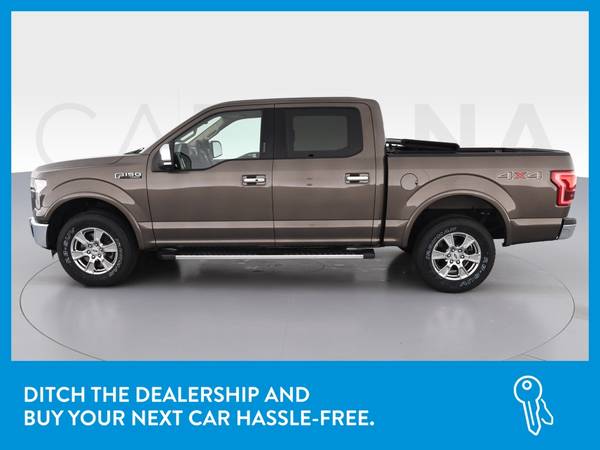2015 Ford F150 SuperCrew Cab Lariat Pickup 4D 6 1/2 ft pickup Brown for sale in Asheville, NC – photo 4