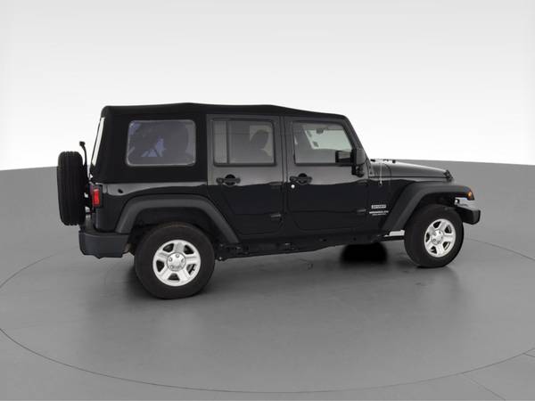 2017 Jeep Wrangler Unlimited Sport SUV 4D suv Black - FINANCE ONLINE... for sale in Worcester, MA – photo 12