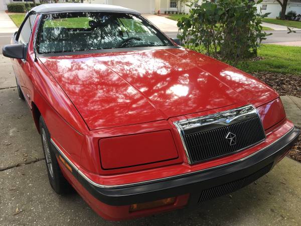 1991 Chrysler LeBaron Convertible 48, 000 ORIGINAL MILES - Excellent ! for sale in Clermont, FL – photo 3