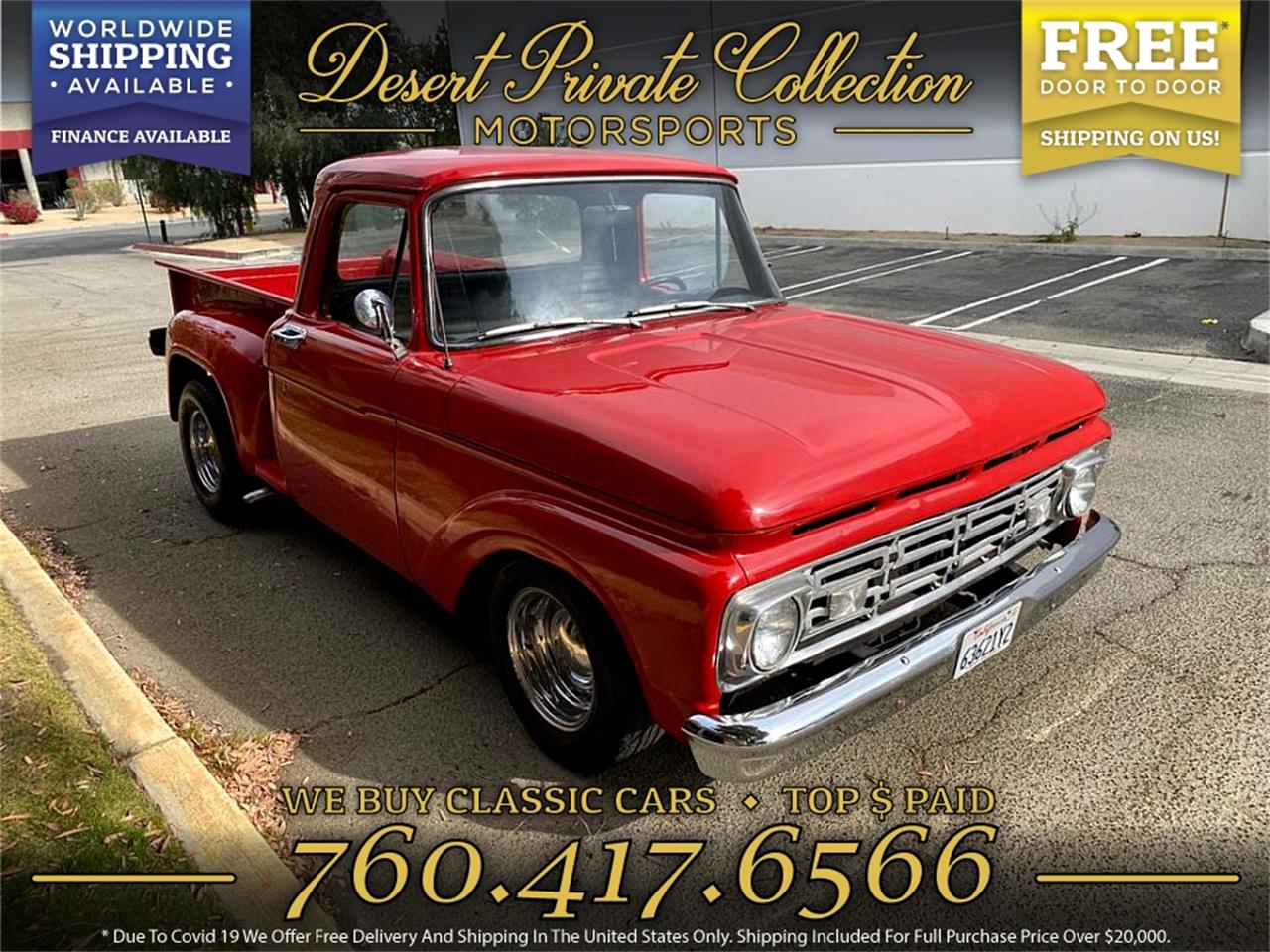1964 Ford F100 for sale in Palm Desert , CA – photo 30