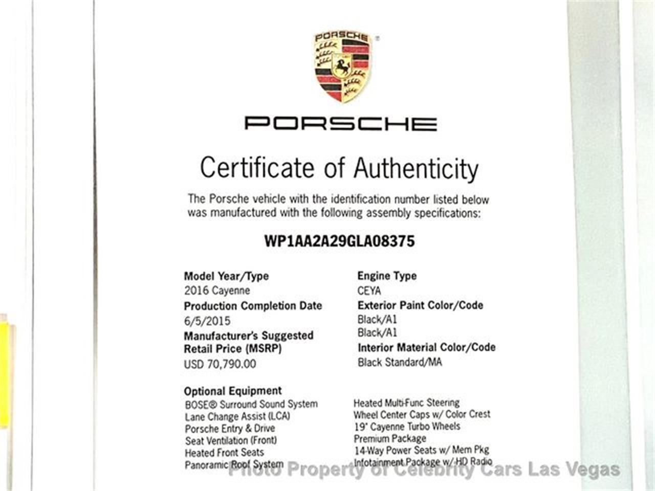 2016 Porsche Cayenne for sale in Las Vegas, NV – photo 4