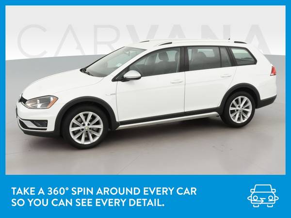 2017 VW Volkswagen Golf Alltrack TSI S Wagon 4D wagon White for sale in Other, OR – photo 3