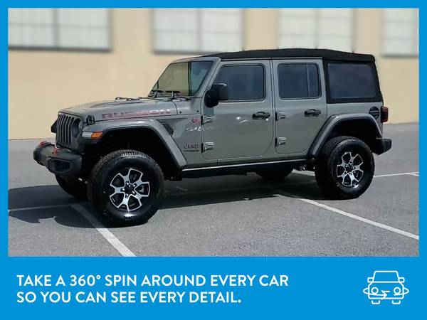 2019 Jeep Wrangler Unlimited Rubicon Sport Utility 4D suv Gray for sale in Green Bay, WI – photo 3