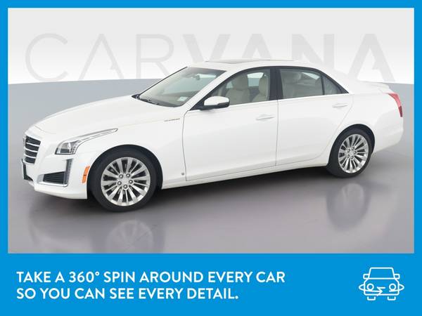 2016 Caddy Cadillac CTS 2 0 Luxury Collection Sedan 4D sedan White for sale in San Diego, CA – photo 3