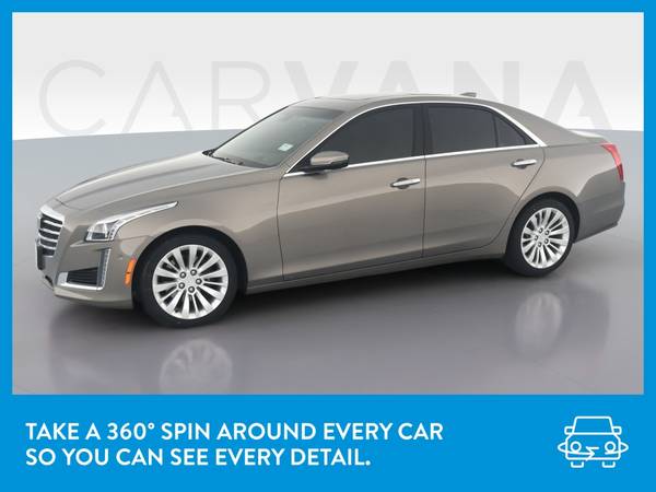 2017 Caddy Cadillac CTS 3 6 Premium Luxury Sedan 4D sedan Gold for sale in Indianapolis, IN – photo 3