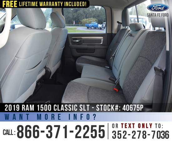 *** 2019 Ram 1500 Classic SLT *** Bluetooth - Flex Fuel - Camera -... for sale in Alachua, FL – photo 17