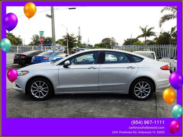 2017 Ford Fusion SE Sedan 4D - - by dealer - vehicle for sale in Hollywood, FL – photo 7