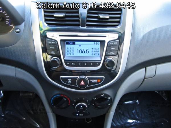 2014 Hyundai ACCENT RECENTLY SMOGGED - BLUETOOTH - GAS SAVER - GREAT for sale in Sacramento, NV – photo 10
