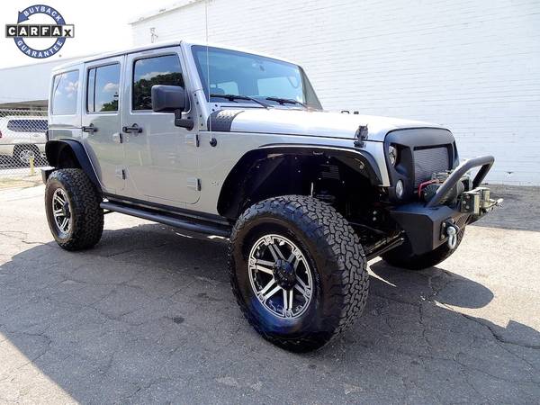 Jeep Wrangler 4x4 Lifted 4 Door Manual SUV Bluetooth Winch Low Miles for sale in Charlotte, NC – photo 2