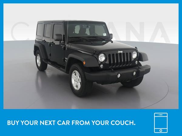 2018 Jeep Wrangler Unlimited Sport S (JK) Sport Utility 4D suv Black for sale in South Bend, IN – photo 11