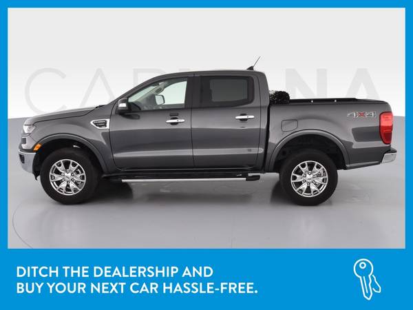 2019 Ford Ranger SuperCrew Lariat Pickup 4D 5 ft pickup Gray for sale in Cleveland, OH – photo 4