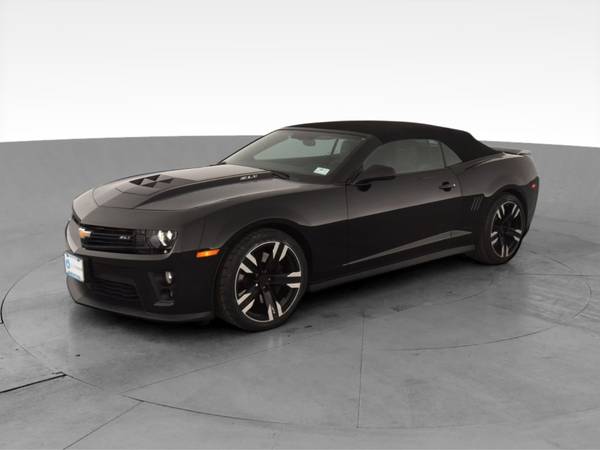 2014 Chevy Chevrolet Camaro ZL1 Convertible 2D Convertible Black - -... for sale in Fort Worth, TX – photo 3