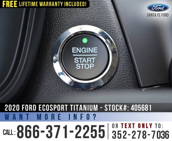 2020 FORD ECOSPORT TITANIUM SAVE Over 8, 000 off MSRP! for sale in Alachua, FL – photo 14