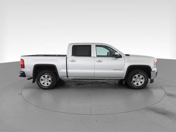 2015 GMC Sierra 1500 Crew Cab SLE Pickup 4D 6 1/2 ft pickup Silver -... for sale in South Bend, IN – photo 13