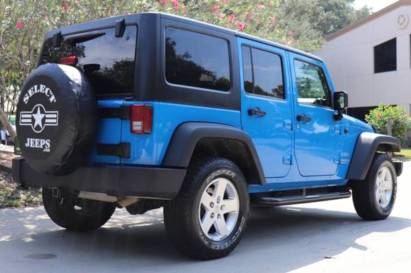 2012 COSMOS BLUE JEEP WRANGLER UNLIMITED SPORT ~ Delivery Available!... for sale in League City, LA – photo 3