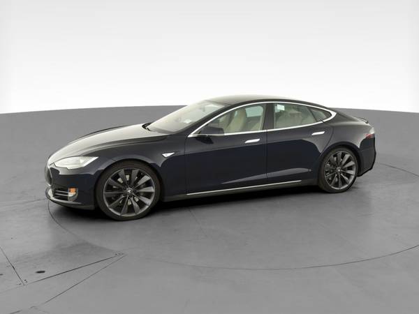 2012 Tesla Model S Performance Sedan 4D sedan Blue - FINANCE ONLINE... for sale in Washington, District Of Columbia – photo 4