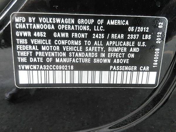 2012 Volkswagen Passat 2.0L TDI SEL Premium - WHOLESALE PRICING! for sale in Fredericksburg, VA – photo 8