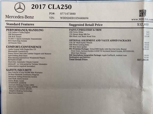 Mercedes Benz CLA 250 - cars & trucks - by owner - vehicle... for sale in Redondo Beach, CA – photo 21