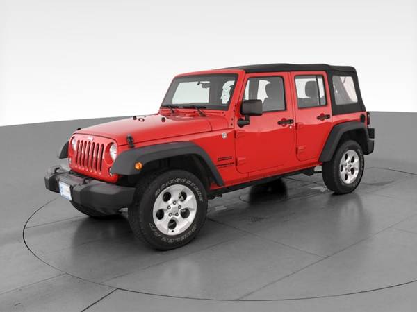 2015 Jeep Wrangler Unlimited Sport S SUV 4D suv Red - FINANCE ONLINE... for sale in Columbia, SC – photo 3