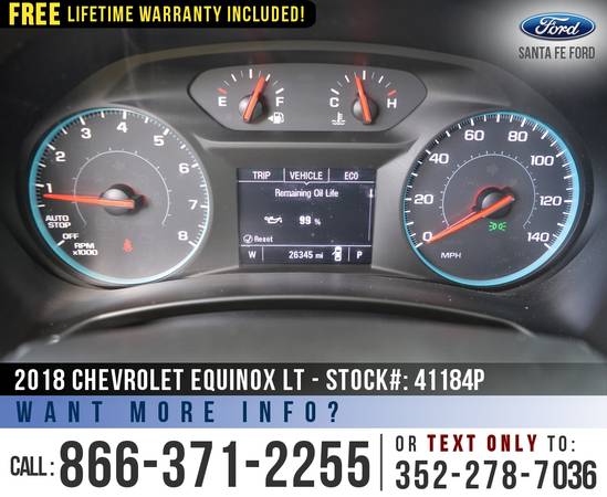 2018 Chevrolet Equinox LT Camera - SiriusXM - Push to Start for sale in Alachua, GA – photo 14