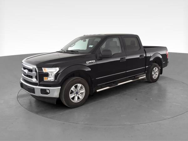 2017 Ford F150 SuperCrew Cab XLT Pickup 4D 5 1/2 ft pickup Black - -... for sale in Colorado Springs, CO – photo 3