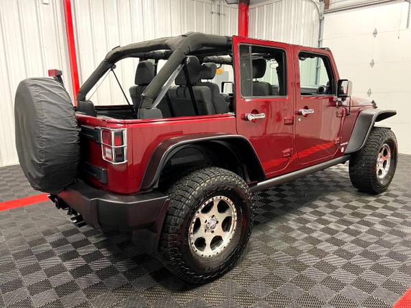 2011 Jeep Wrangler Unlimited Custom Lifted Sport 4x4 suv Maroon for sale in Branson West, AR – photo 4