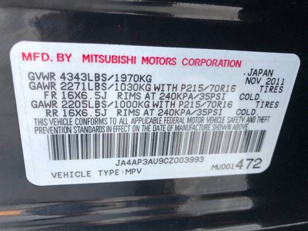 2012 Mitsubishi Outlander Sport ES 2WD for sale in Corona, CA – photo 13