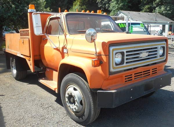80 Chevy C60 Diesel Runs Great No CDL req Gov Owned Flat Bed Best for sale in Other, ID