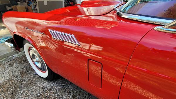 1957 Red Ford Thunderbird Convertible Body Off Resto EX CONDITION for sale in Marion, MA – photo 16