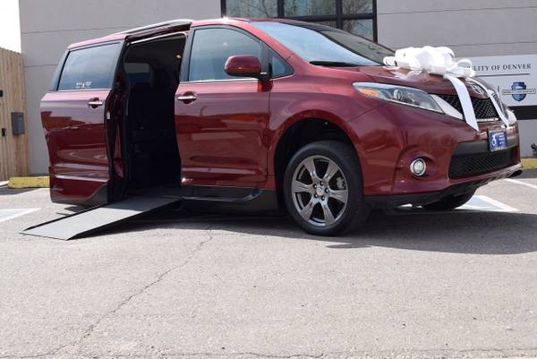 2017 Toyota Sienna SE FWD 8-Passenger RED - - by for sale in Denver, NM – photo 2