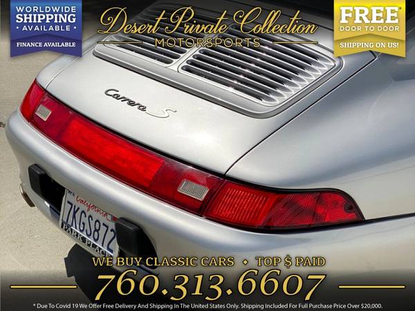 1997 Porsche 911 Carrera 2S 1 Owner - 63k Miles Coupe BEAUTIFUL for sale in Palm Desert , CA – photo 8