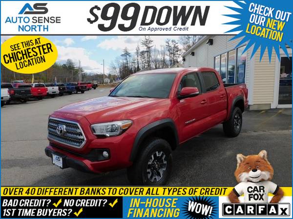 2017 Toyota Tacoma TRD Offroad - BAD CREDIT OK! - cars & trucks - by... for sale in Chichester, VT