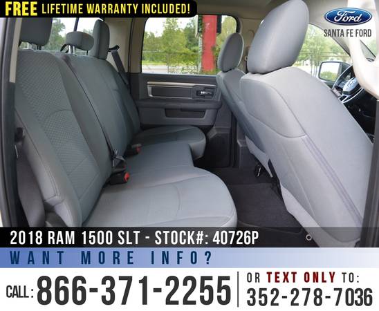 2018 Ram 1500 SLT 4WD *** Bedliner - Backup Camera - SIRIUS *** -... for sale in Alachua, FL – photo 18