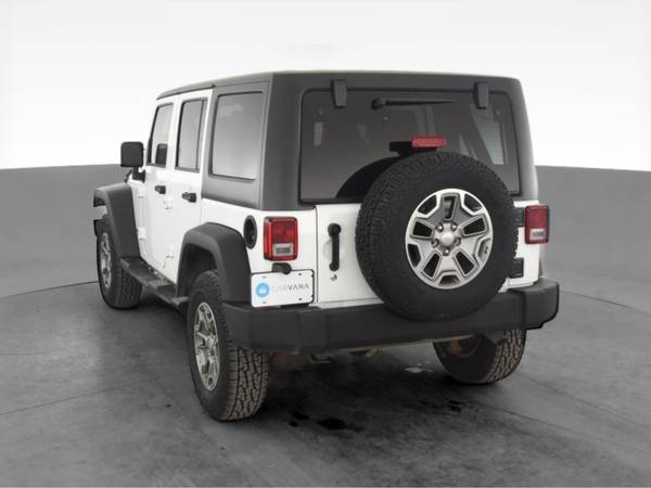 2015 Jeep Wrangler Unlimited Rubicon Sport Utility 4D suv White - -... for sale in Beaumont, TX – photo 8